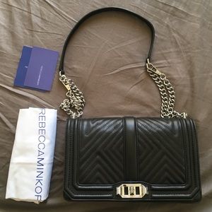 Rebecca Minkoff Geo Quilted Love Crossbody